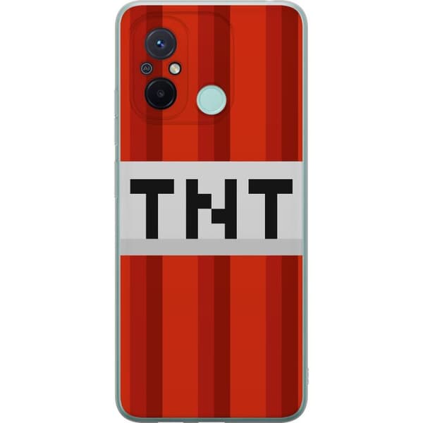 Xiaomi Redmi 12C Genomskinligt Skal Minecraft TNT