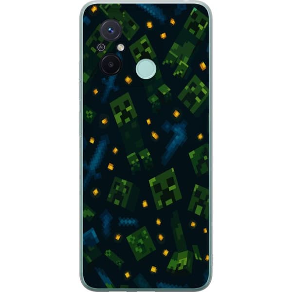 Xiaomi Redmi 12C Läpinäkyvä kuori Minecraft Dungeons Mob