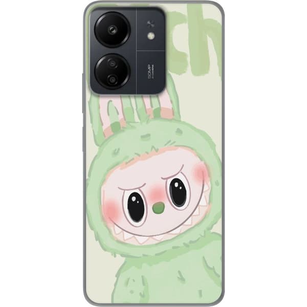 Xiaomi Redmi 13C Läpinäkyvä kuori Pop mart labubu