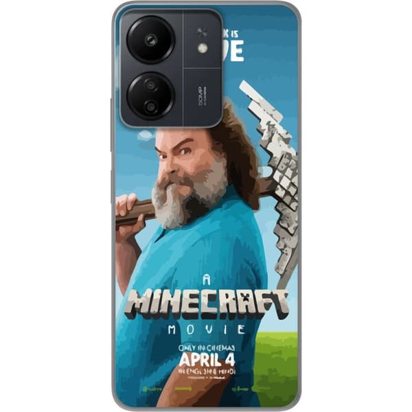 Xiaomi Redmi 13C Läpinäkyvä kuori Minecraft-elokuva