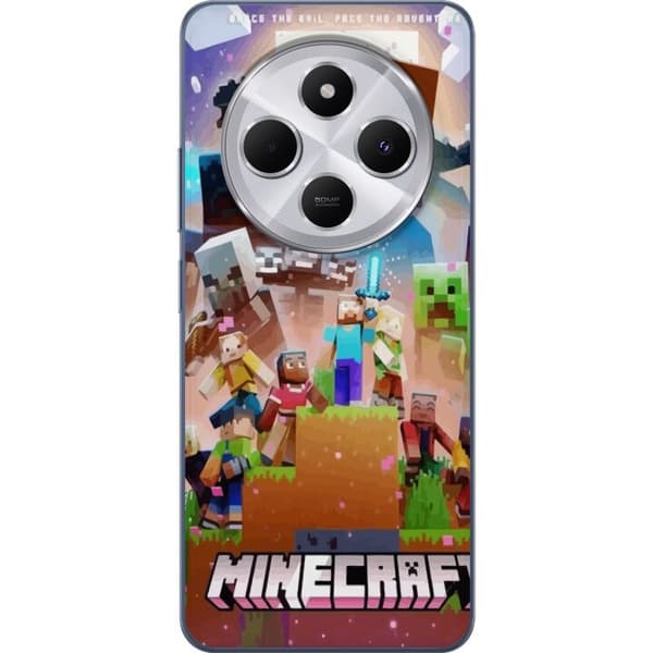 Xiaomi Redmi 14C Läpinäkyvä kuori Minecraft
