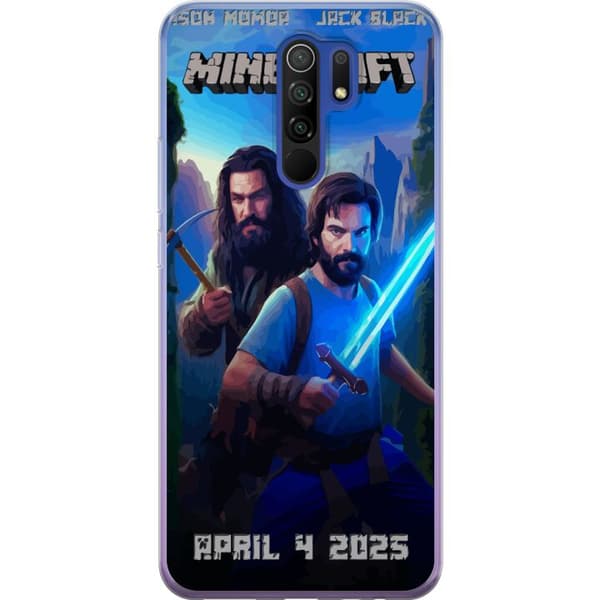 Xiaomi Redmi 9 Gennemsigtig cover En Minecraft-film