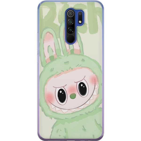 Xiaomi Redmi 9 Läpinäkyvä kuori Pop mart labubu
