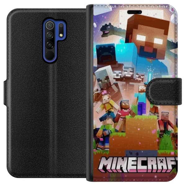 Xiaomi Redmi 9 Tegnebogsetui Minecraft