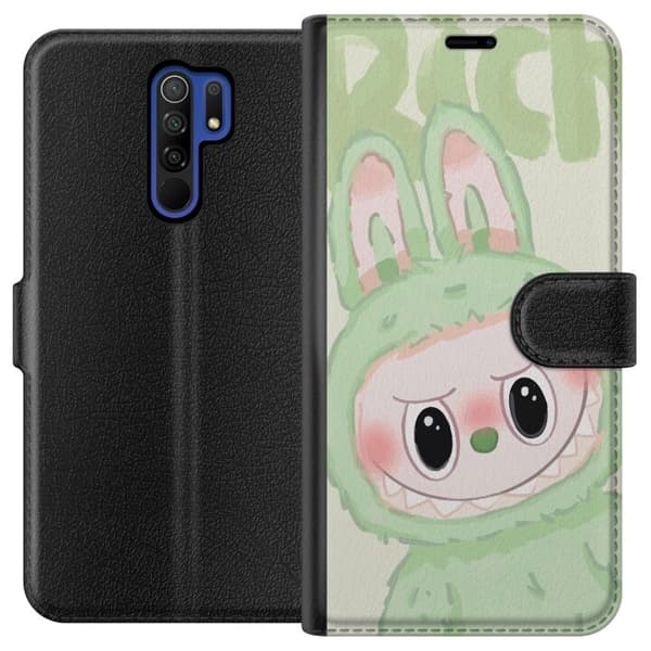 Xiaomi Redmi 9 Tegnebogsetui Pop mart labubu
