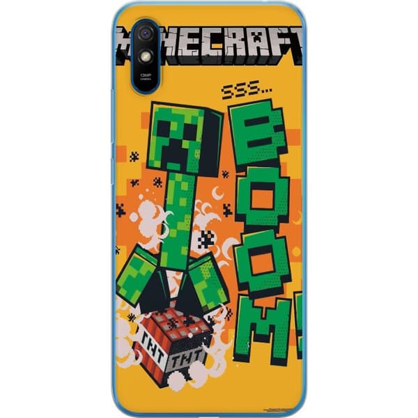 Xiaomi Redmi 9A Gennemsigtig cover Minecraft Boom