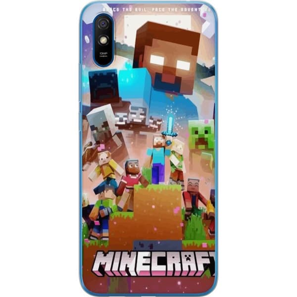Xiaomi Redmi 9AT Genomskinligt Skal Minecraft