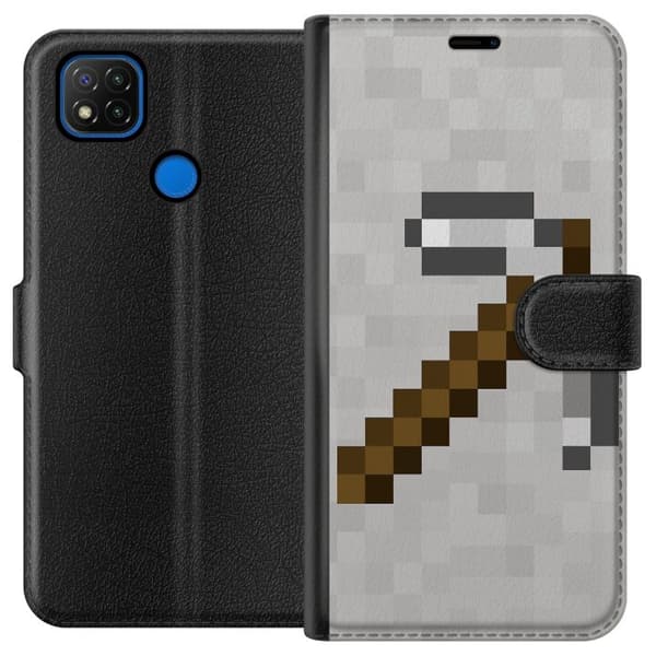 Xiaomi Redmi 9C Lommeboketui Minecraft Verktøy
