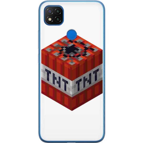 Xiaomi Redmi 9C Genomskinligt Skal Minecraft TNT