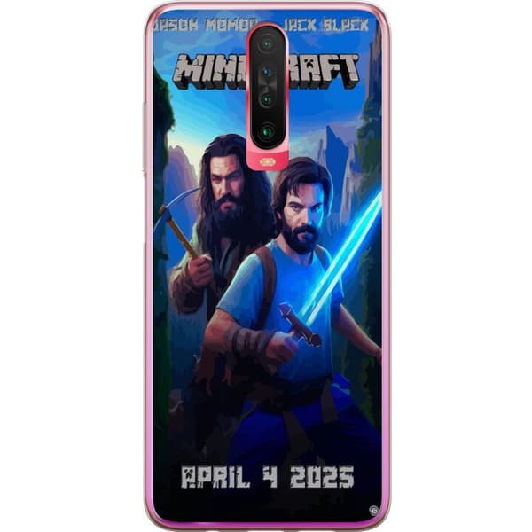 Xiaomi Redmi K30 Läpinäkyvä kuori Minecraft-elokuva