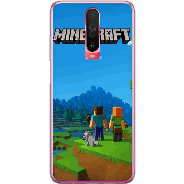 Xiaomi Redmi K30 Genomskinligt Skal Minecraft Key Art