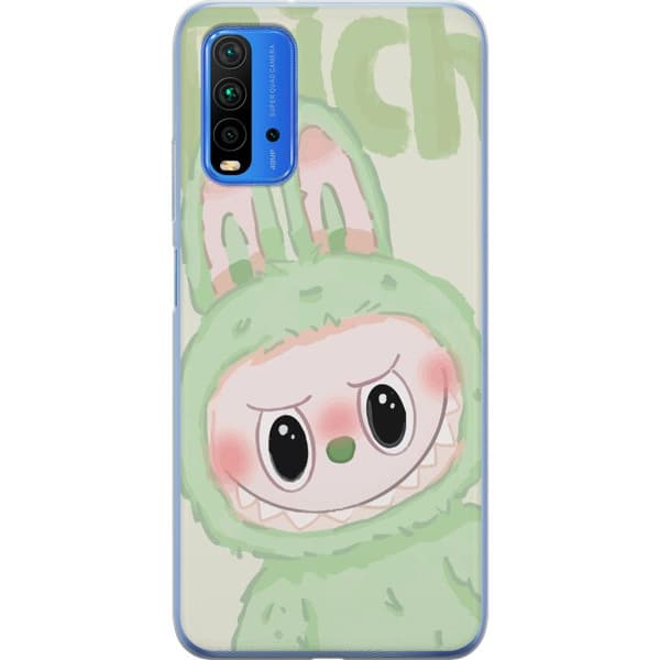 Xiaomi Redmi 9T Gennemsigtig cover Pop mart labubu