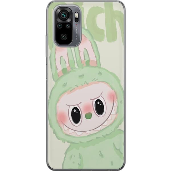 Xiaomi Redmi Note 10 Läpinäkyvä kuori Pop mart labubu