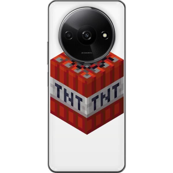 Xiaomi Redmi A3 Gjennomsiktig deksel Minecraft TNT