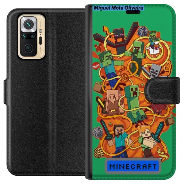 Xiaomi Redmi Note 10 Pro Tegnebogsetui Minecraft