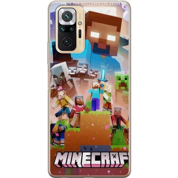 Xiaomi Redmi Note 10 Pro Gjennomsiktig deksel Minecraft