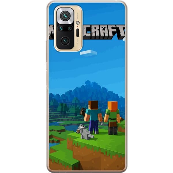 Xiaomi Redmi Note 10 Pro Gennemsigtig cover Minecraft Key Art