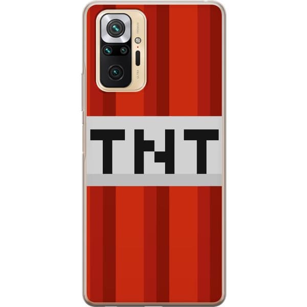 Xiaomi Redmi Note 10 Pro Gennemsigtig cover Minecraft TNT