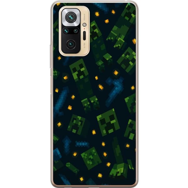 Xiaomi Redmi Note 10 Pro Gjennomsiktig deksel Minecraft Dungeons Mob