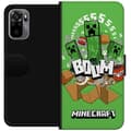 Miniatyrbild 1 av 3: Xiaomi Redmi Note 10S Plånboksfodral Minecraft Boom