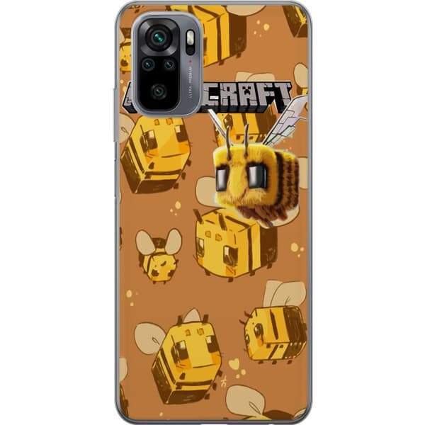 Xiaomi Redmi Note 10S Läpinäkyvä kuori Minecraft Bi
