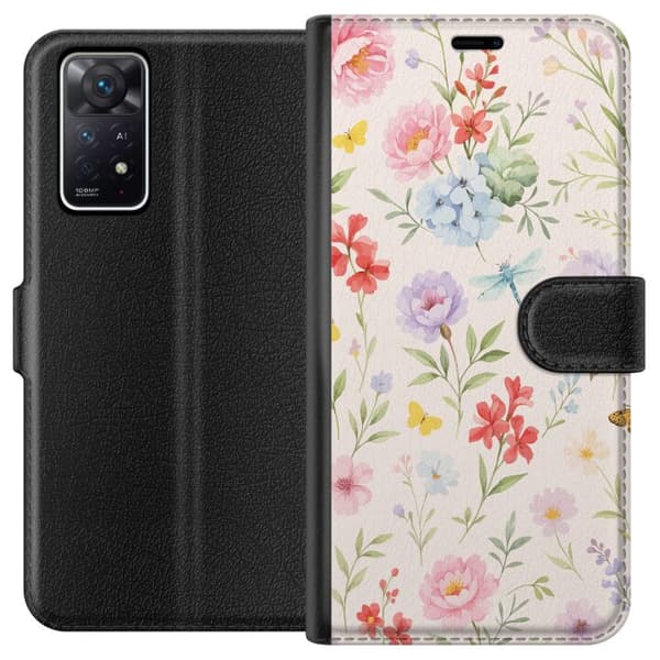 Xiaomi Redmi Note 11 Pro 5G Plånboksfodral Blommor