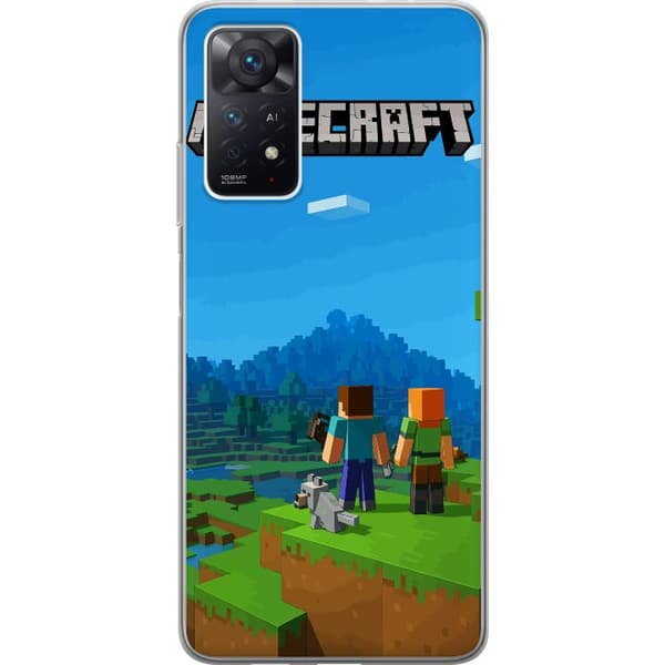 Xiaomi Redmi Note 11 Pro 5G Gennemsigtig cover Minecraft Key Art