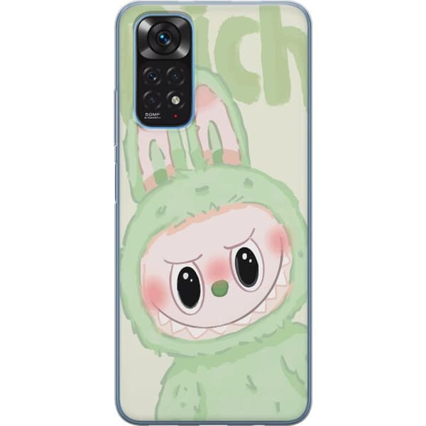 Xiaomi Redmi Note 11S Läpinäkyvä kuori Pop mart labubu