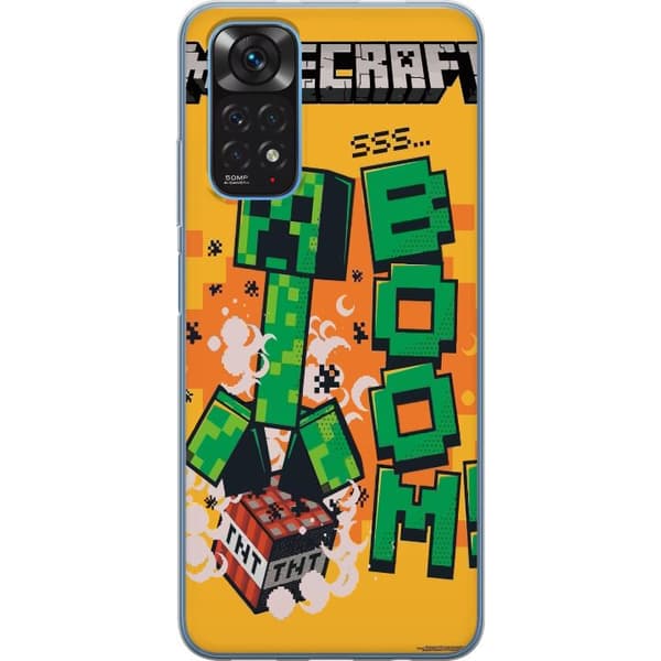 Xiaomi Redmi Note 11S Gjennomsiktig deksel Minecraft Boom