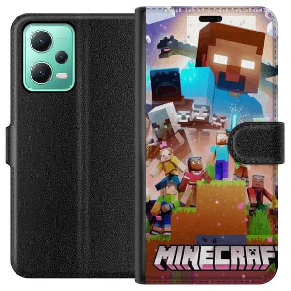 Xiaomi Redmi Note 12 Lommeboketui Minecraft