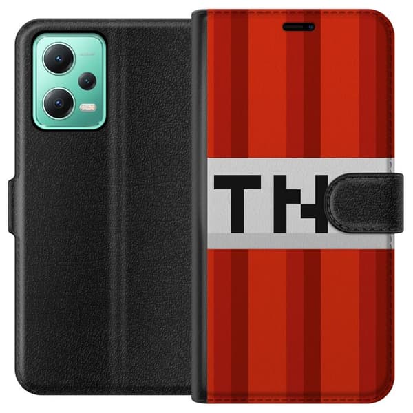 Xiaomi Redmi Note 12 Tegnebogsetui Minecraft TNT