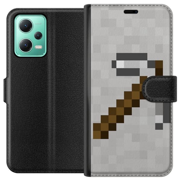 Xiaomi Redmi Note 12 Plånboksfodral Minecraft Tools