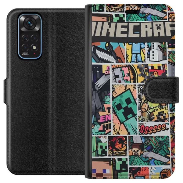 Xiaomi Redmi Note 11 Plånboksfodral Minecraft Art