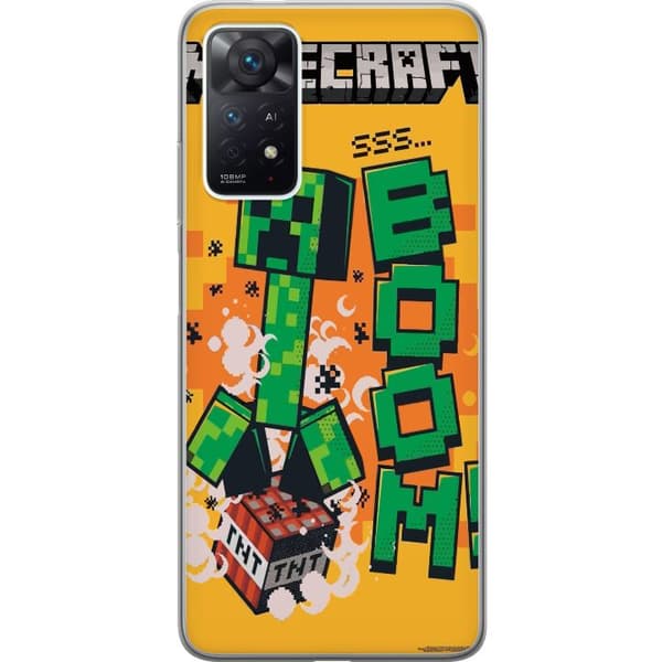 Xiaomi Redmi Note 11 Pro Gennemsigtig cover Minecraft Boom