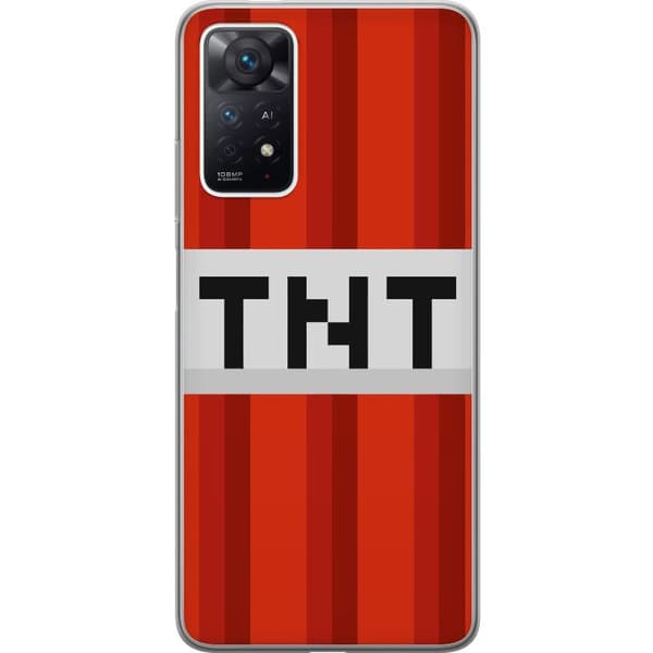 Xiaomi Redmi Note 11 Pro Gennemsigtig cover Minecraft TNT