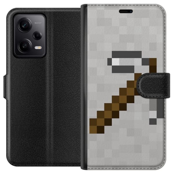 Xiaomi Redmi Note 12 Pro Tegnebogsetui Minecraft Værktøjer