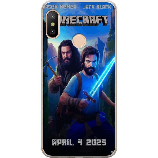 Xiaomi Redmi 6 Pro Läpinäkyvä kuori Minecraft-elokuva