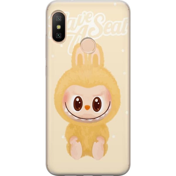 Xiaomi Redmi 6 Pro Läpinäkyvä kuori Pop mart labubu