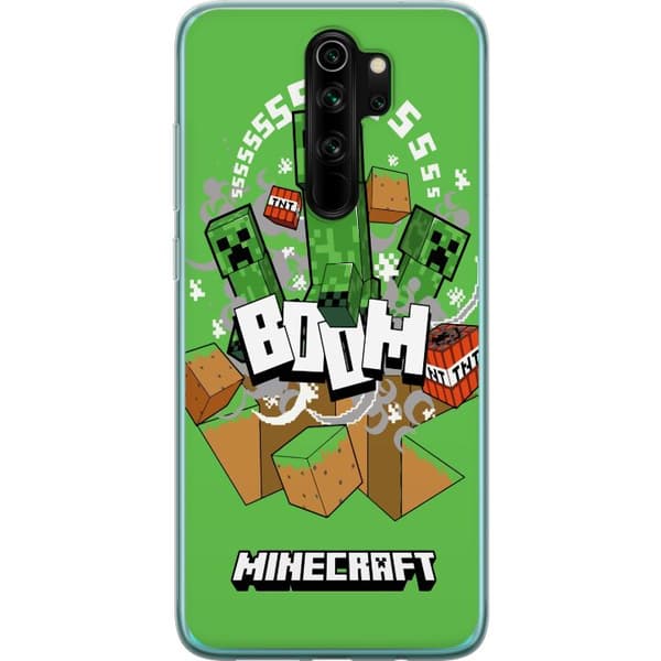 Xiaomi Redmi Note 8 Pro  Läpinäkyvä kuori Minecraft Boom
