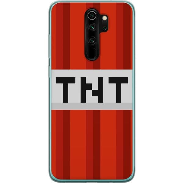 Xiaomi Redmi Note 8 Pro  Läpinäkyvä kuori Minecraft TNT