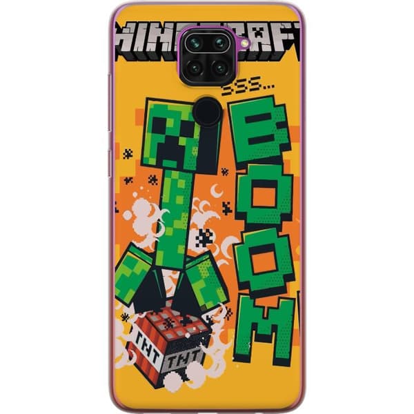 Xiaomi Redmi Note 9 Gennemsigtig cover Minecraft Boom