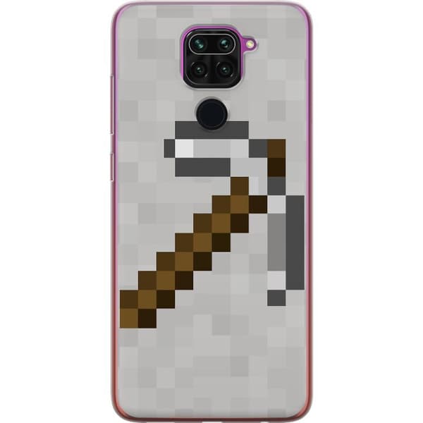 Xiaomi Redmi Note 9 Läpinäkyvä kuori Minecraft Työkalut