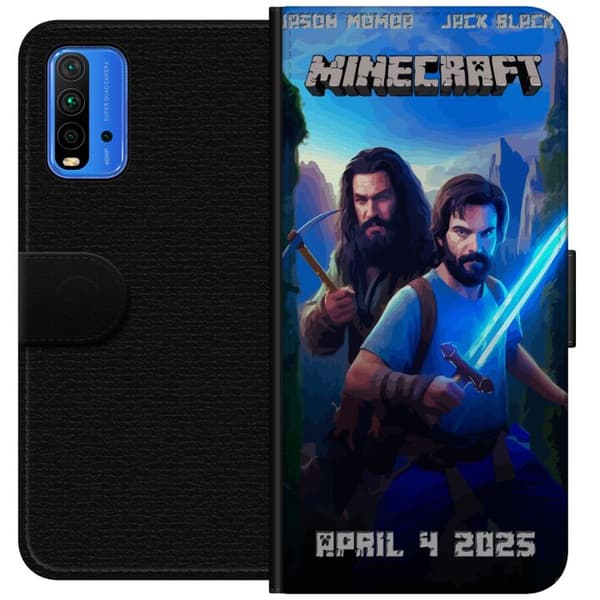 Xiaomi Redmi Note 9 4G Plånboksfodral A Minecraft Movie