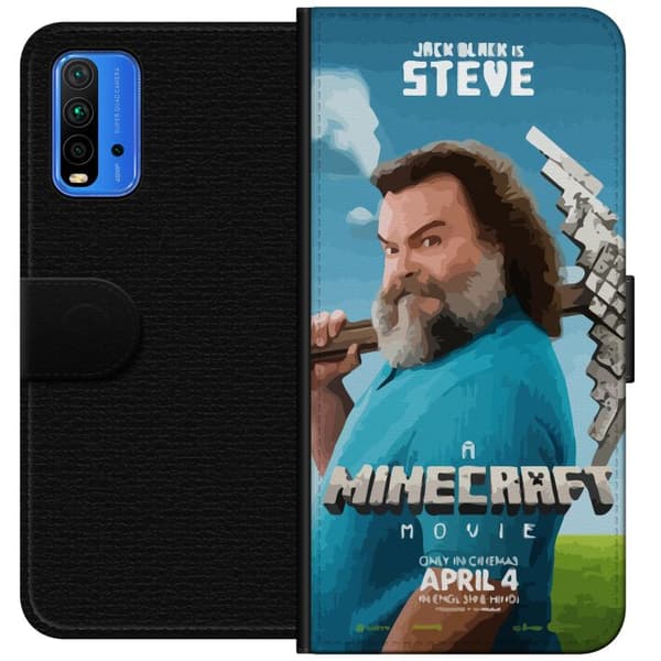 Xiaomi Redmi Note 9 4G Lompakkokotelo Minecraft-elokuva