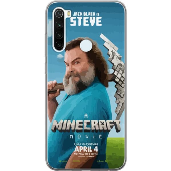 Xiaomi Redmi Note 8 Läpinäkyvä kuori Minecraft-elokuva