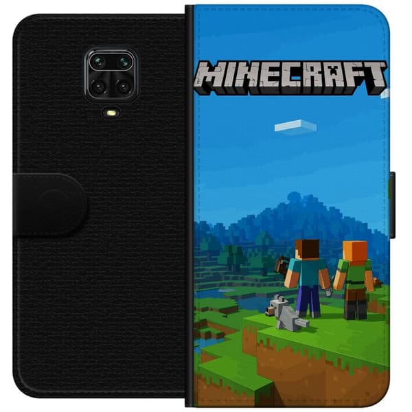 Xiaomi Redmi Note 9S Tegnebogsetui Minecraft Key Art