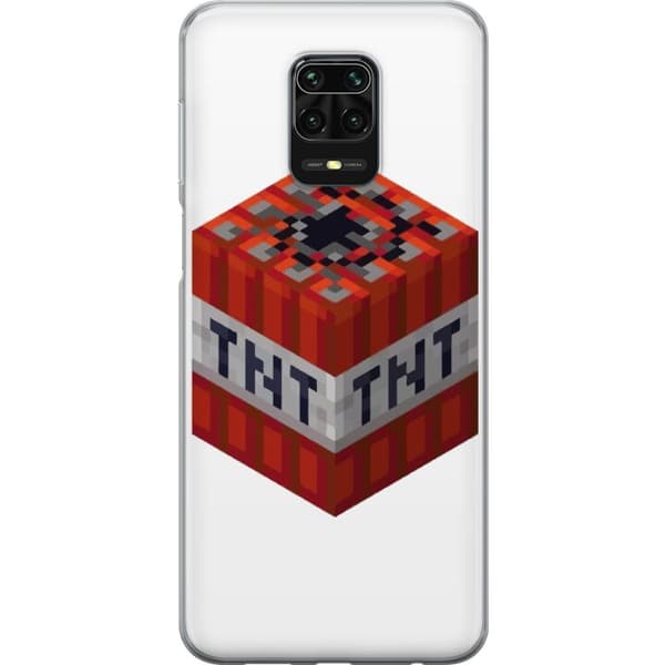 Xiaomi Redmi Note 9S Genomskinligt Skal Minecraft TNT