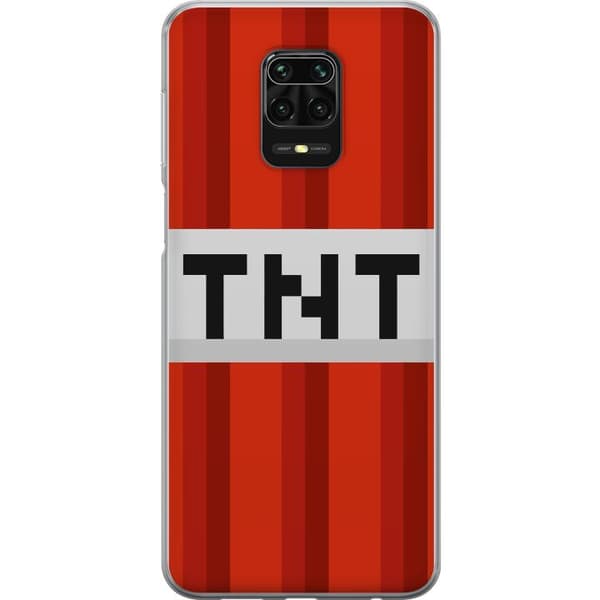 Xiaomi Redmi Note 9S Läpinäkyvä kuori Minecraft TNT