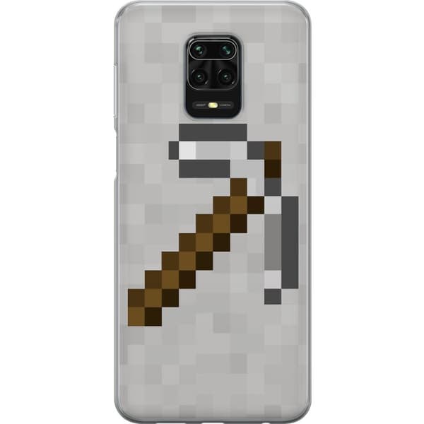 Xiaomi Redmi Note 9S Genomskinligt Skal Minecraft Tools