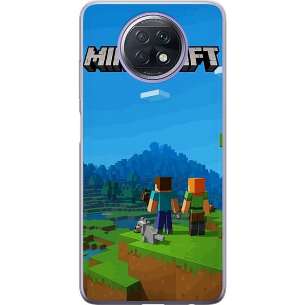 Xiaomi Redmi Note 9T Gjennomsiktig deksel Minecraft Key Art